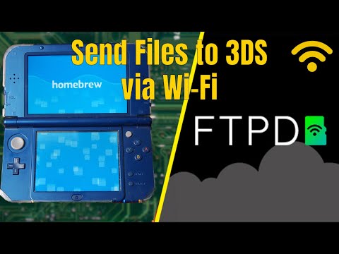 Send Files from 3DS to Computer Over WiFi (FTP Method)