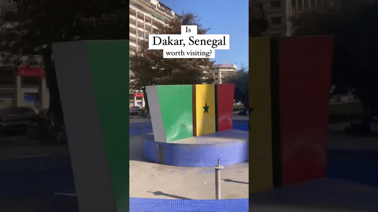 Senegal’s capital city is 🔥🔥 #dakar #africa #travel #shorts #senegal