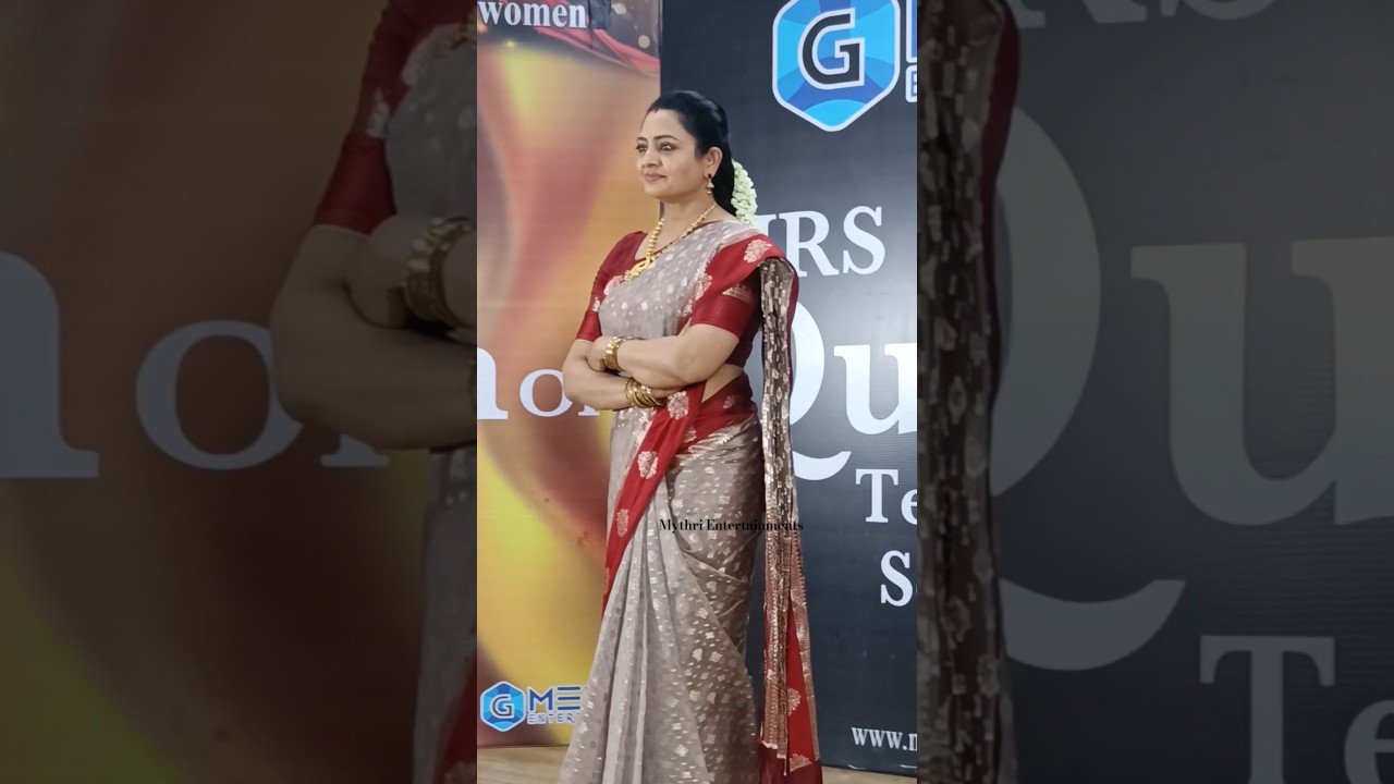Senior Actress #indraja Beautiful Look