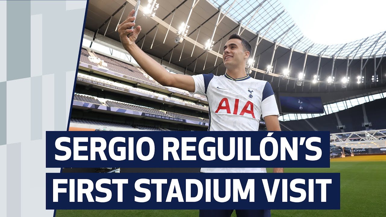 SERGIO REGUILON'S FIRST VISIT TO TOTTENHAM HOTSPUR STADIUM!