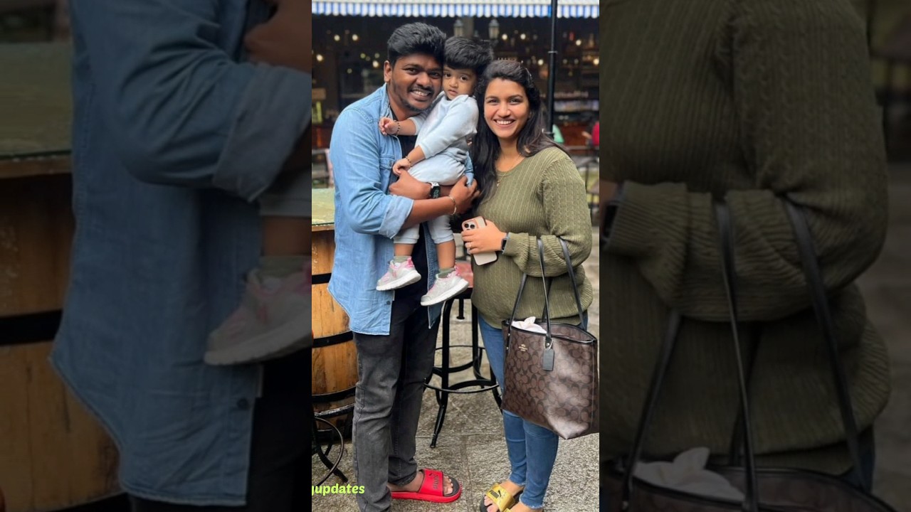 Serial Actress Sridevi Ashok family Recent Picture #shots