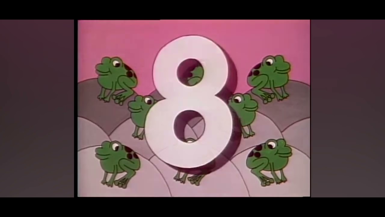 sesame street 8 frogs