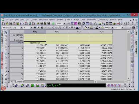Set Multiple Column Values