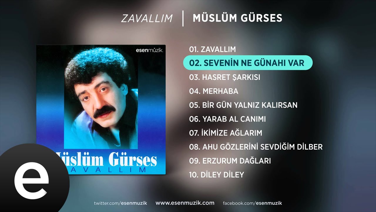 Sevenin Ne Günahı Var (Müslüm Gürses) Official Audio #seveninnegünahıvar #müslümgürses - Esen Müzik