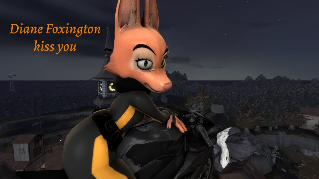 {sfmthebadguys}diane foxington kiss you