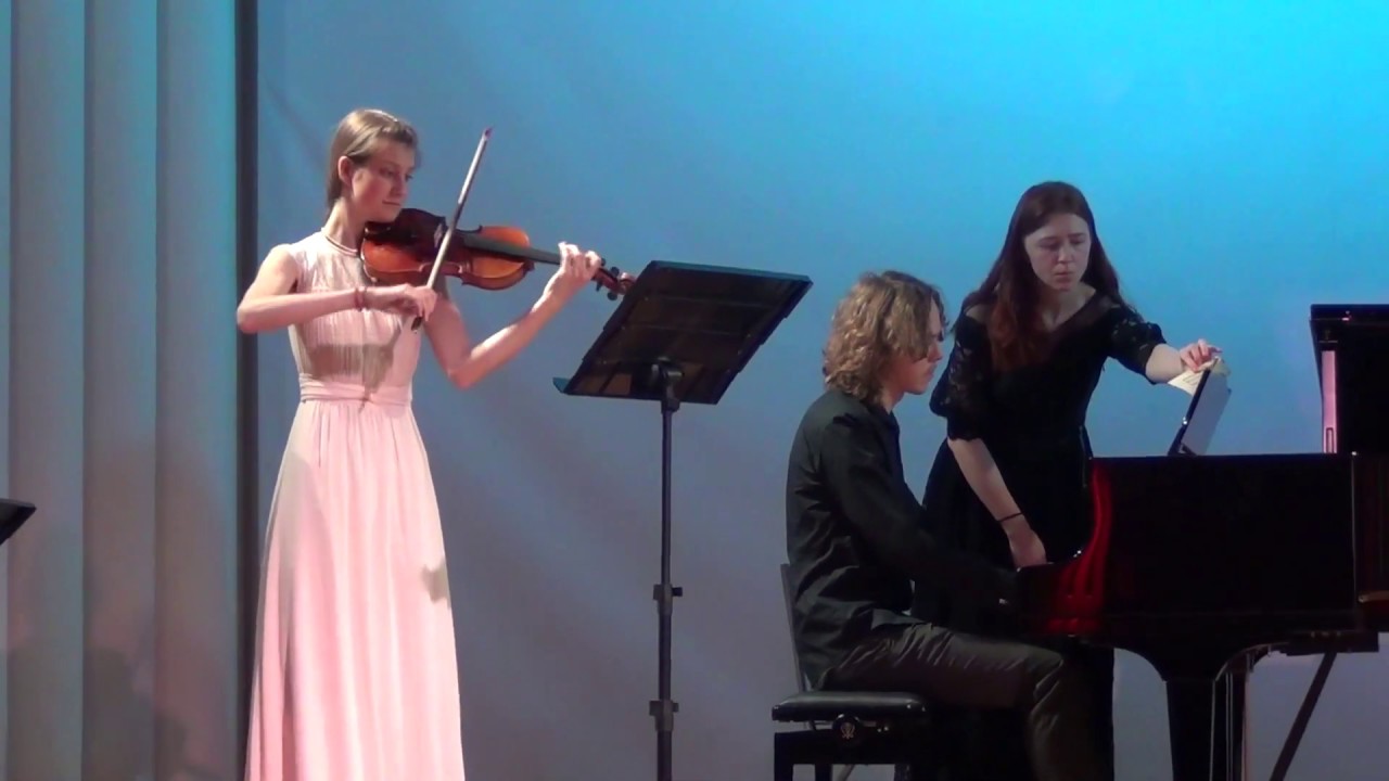 S.Franck Violin Sonata A dur (III.Rechitativo, IV.Finale) исп.Арсения Сибилёва и Дмитрий Березняк