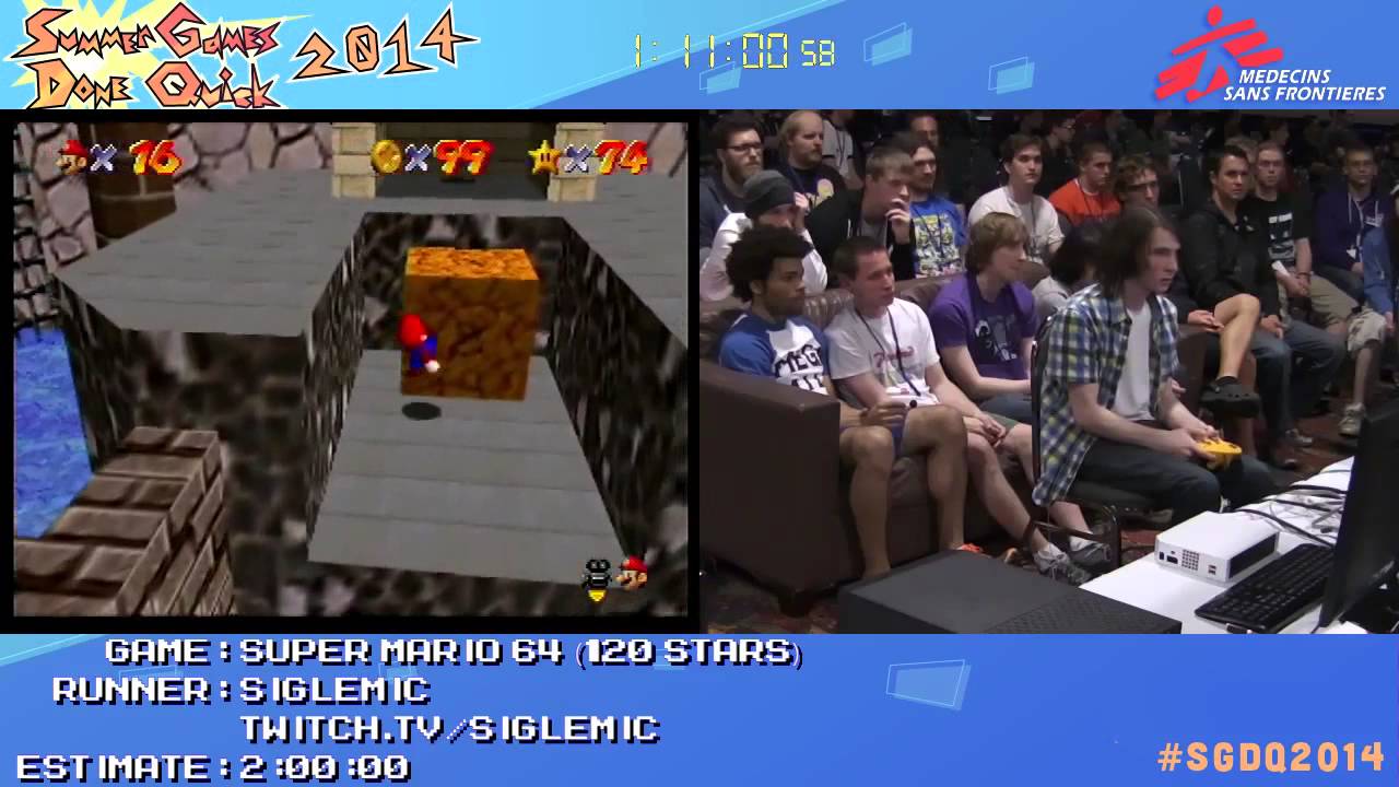 SGDQ 2014 - Super Mario 64 (120 Stars)