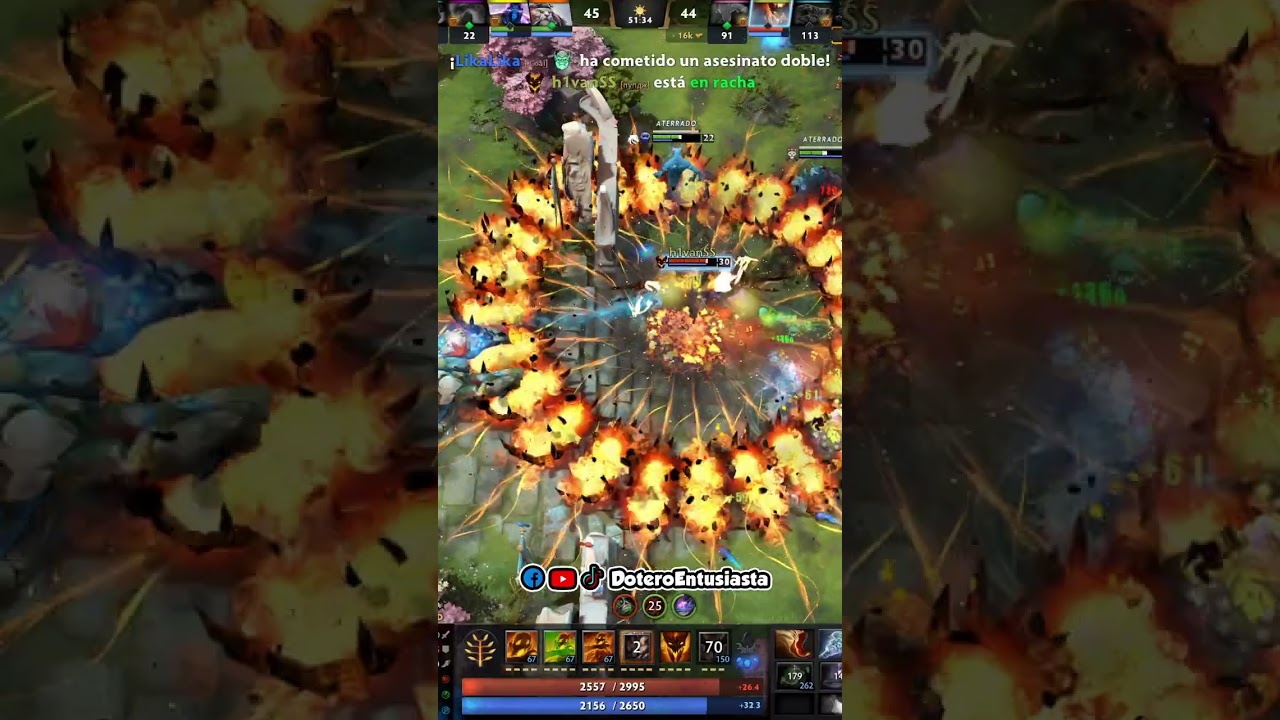 Shadow Fiend makes an incredible entrance #dota2 #dota2highlights