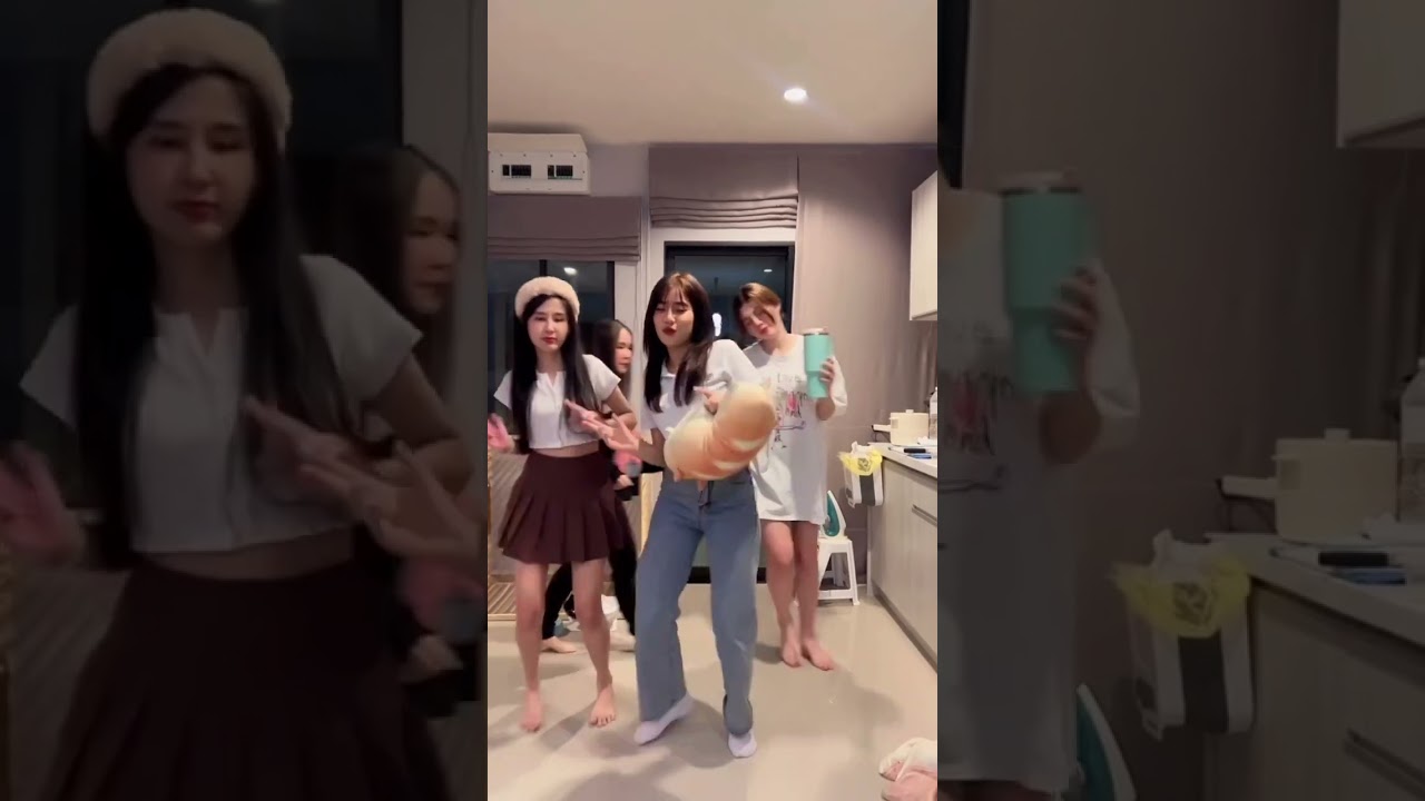Shaking it up with my Asian girls #tiktok Dance Challenge #shorts