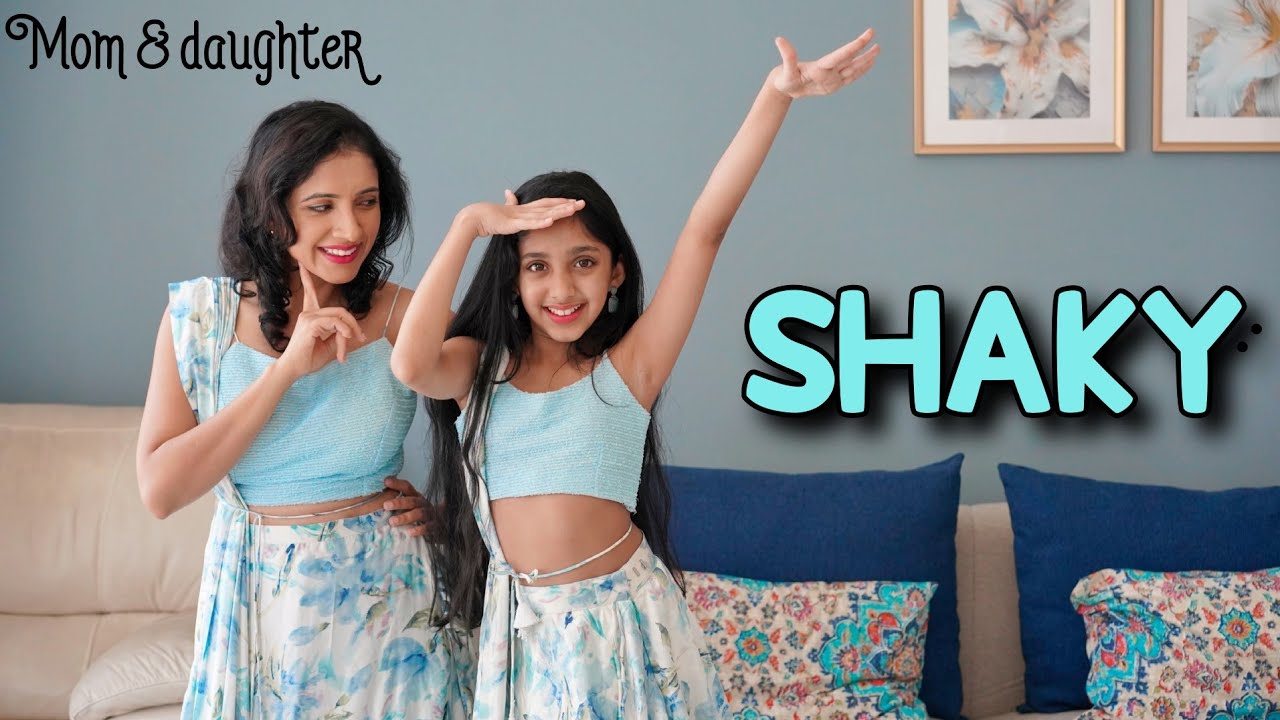 Shaky | Sanju Rathod | Dance cover | Nivi & Ishanvi | Laasya | Mom daughter dance | Marathi song