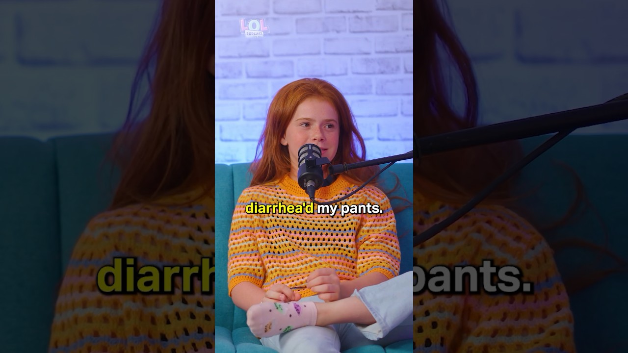 She pooped he pants!