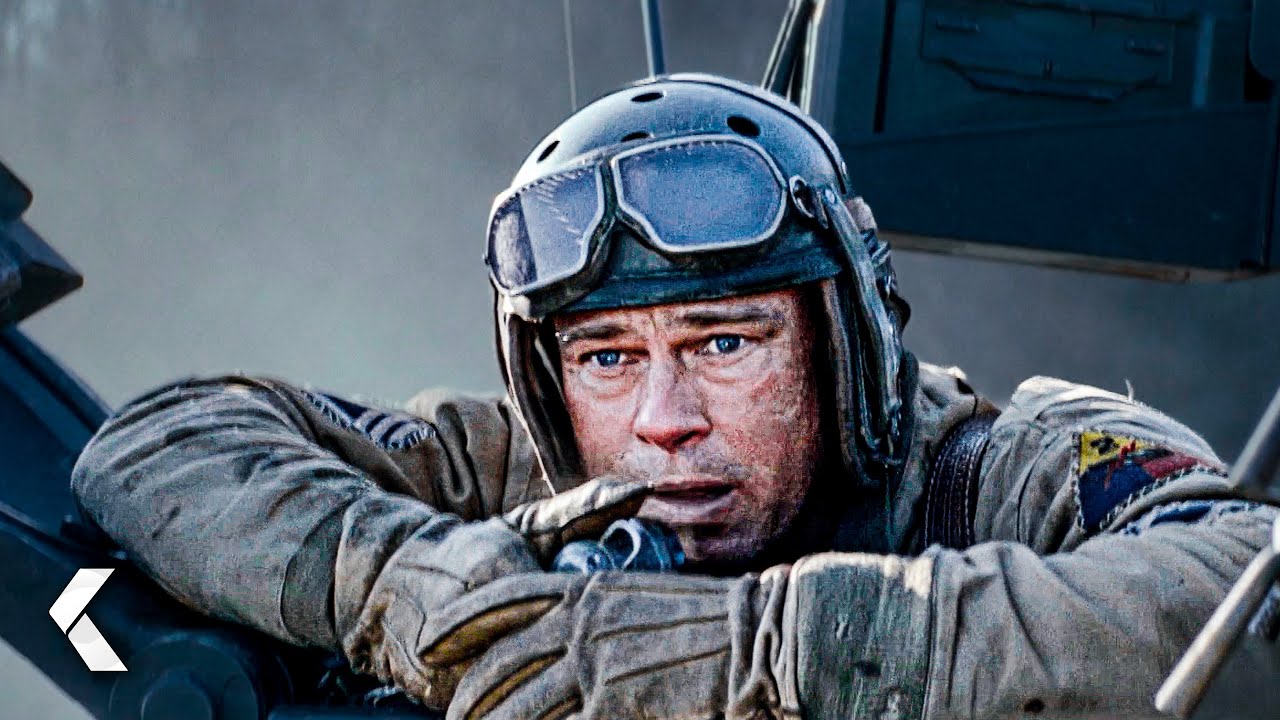 Sherman Tank vs. Nazi Tiger Tank EPIC Battle - FURY Clip | Brad Pitt, Shia Labeouf