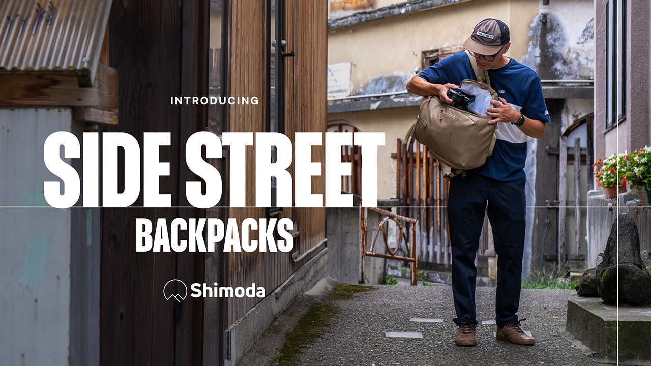 Shimoda Side Street Backpack: Minimalist Camera Bag for Creators