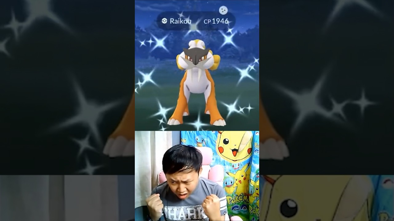 SHINY LEGENDARY POKEMON RAIKOU !!!