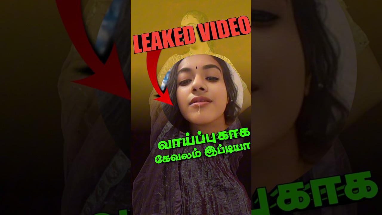 SHOCKING Shruthi Narayanan Reveals Who Leaked The Video#SirugadikkaAasai#leakedvideo#shruthi#shorts