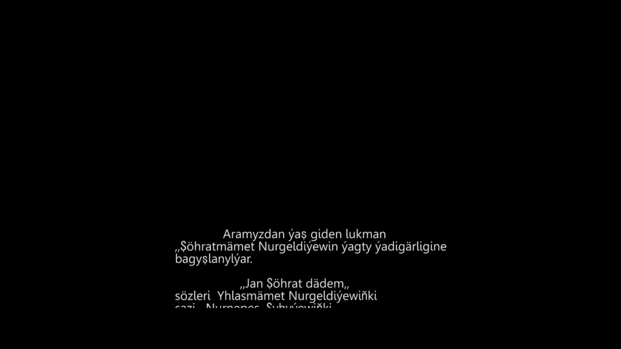 Shohrat Doktory yatlap... Parahat bagshy