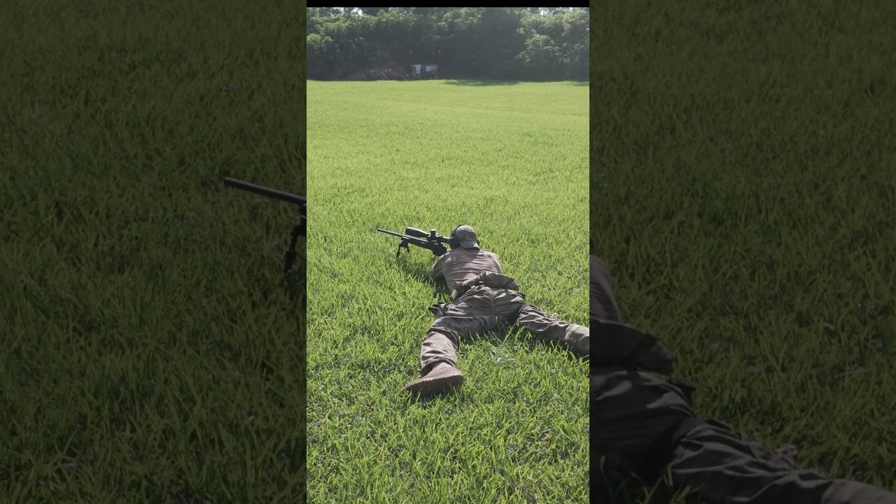 Shooting Doug’s Remington 700 at 300 yds.