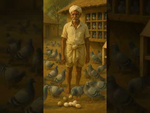 #Short #Animation A rural Indian farmer standing in a traditional village #trandingvideoviral