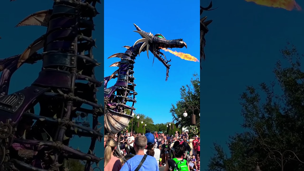 #shorts #dragon #fire #maleficent #fantasy #parade #disney