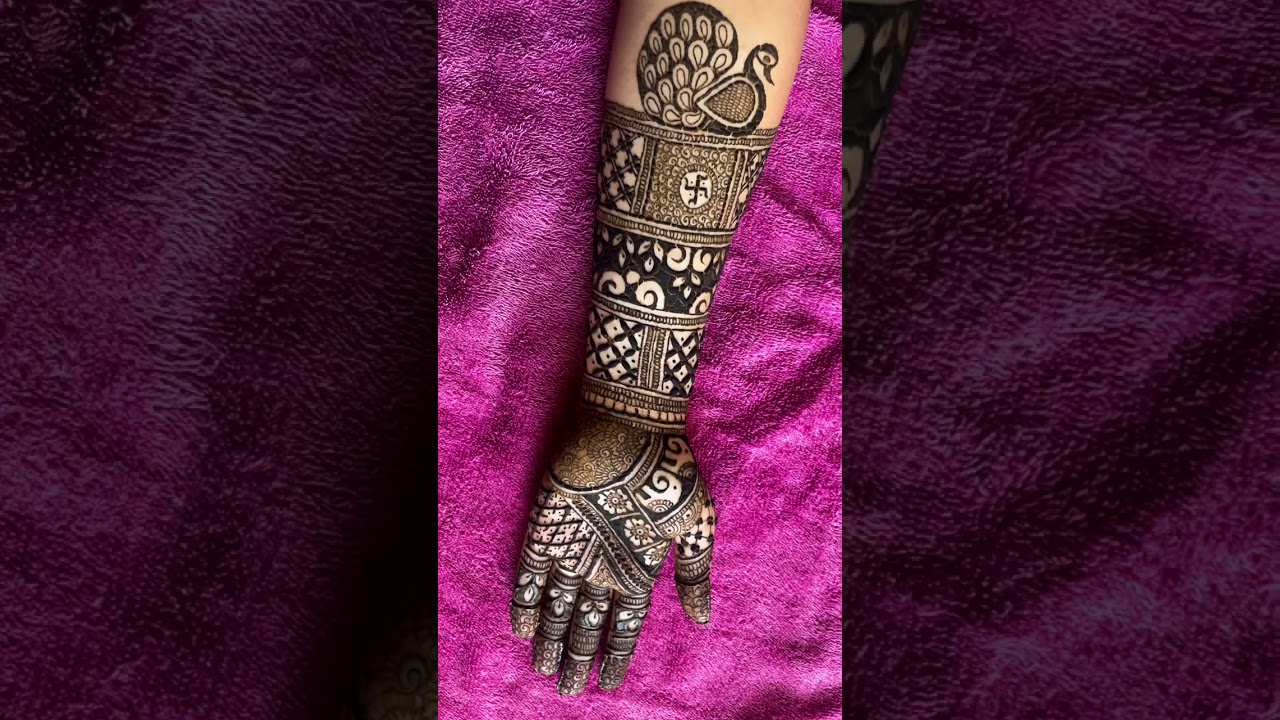 #shorts #ytshorts #mehndi #henna #bridalmehndidesign #arabic #art #arabicmehndi #bride