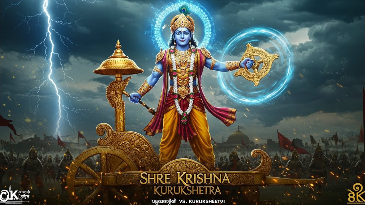 Shree Krishna Kurukshetra War Trailer | శ్రీ కృష్ణుడు | Epic Mahabharat Ai Cinematic