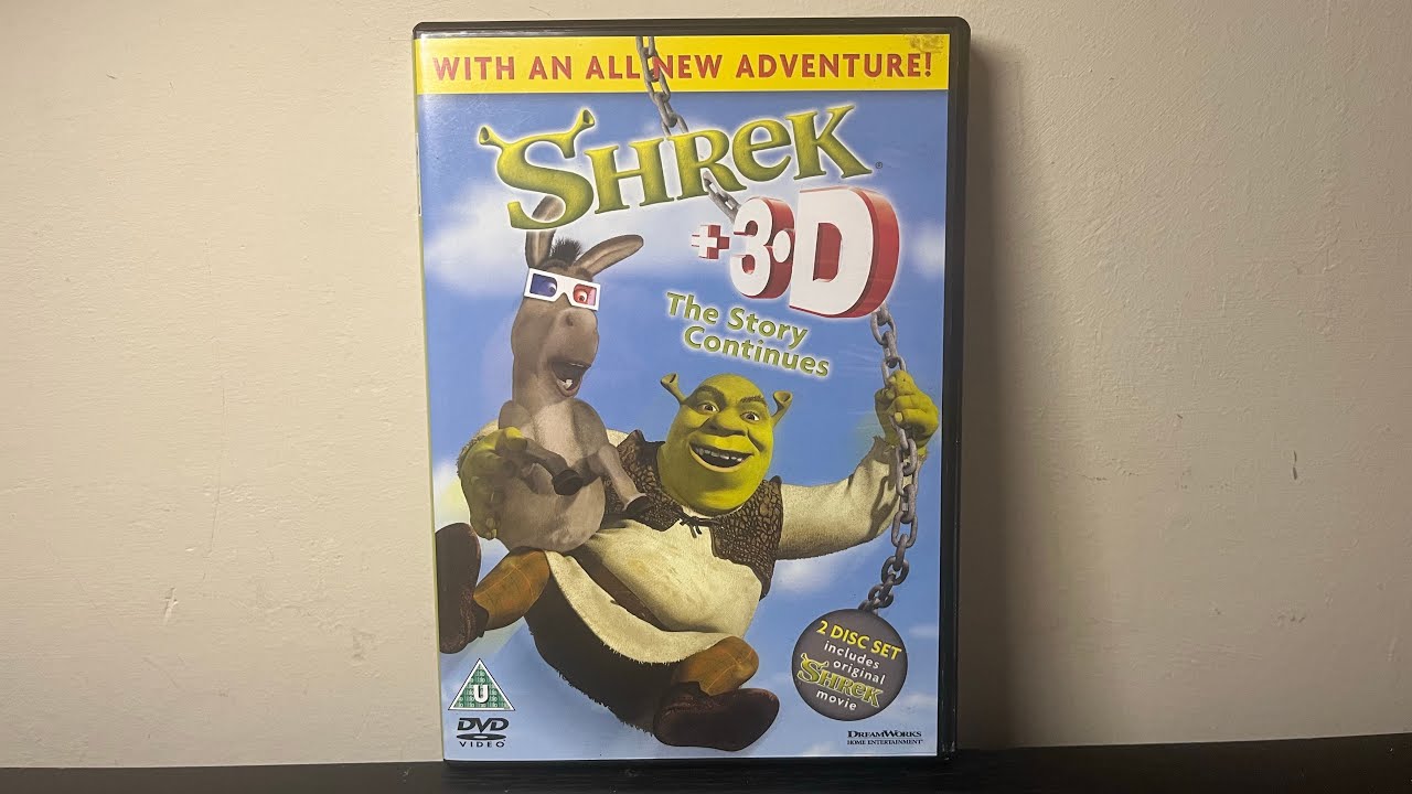 Shrek 3D (UK) DVD Unboxing - DreamWorks Animations