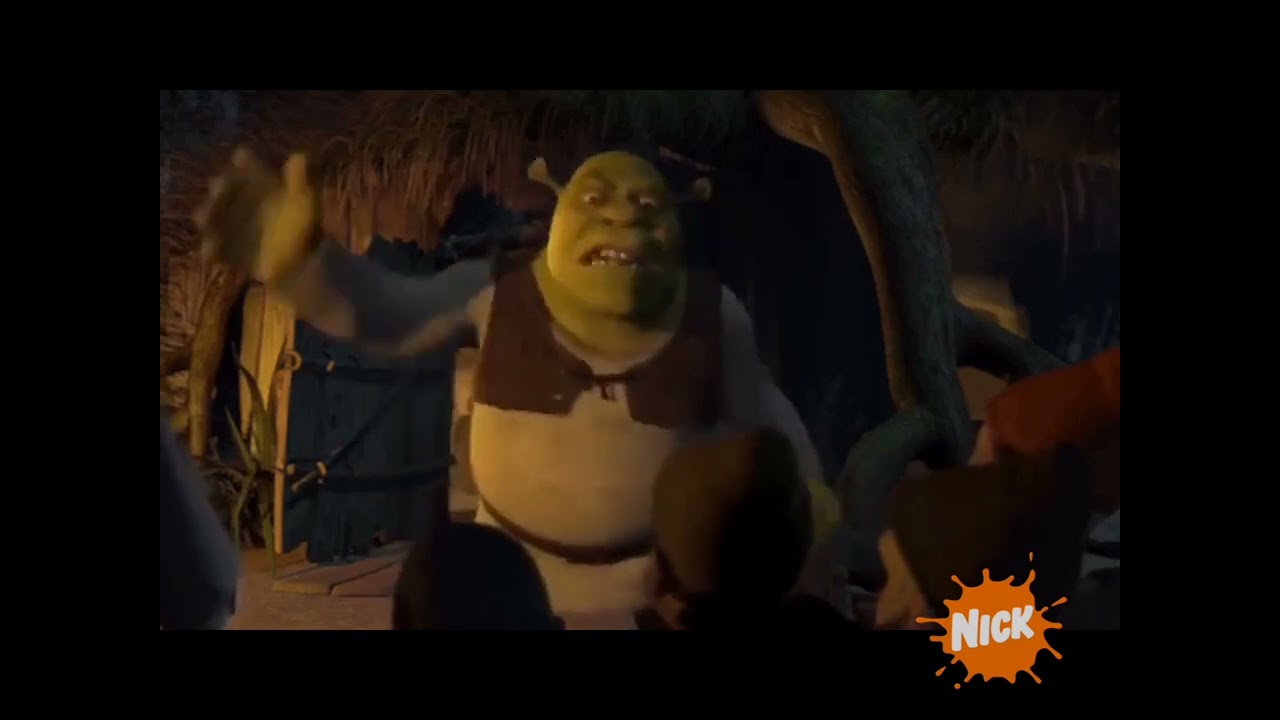 Shrek on Nickelodeon USA, November 2007 (totally real and rare)