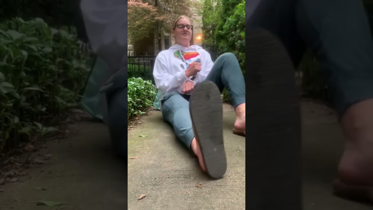 Shy 18 year old teen feet  soles