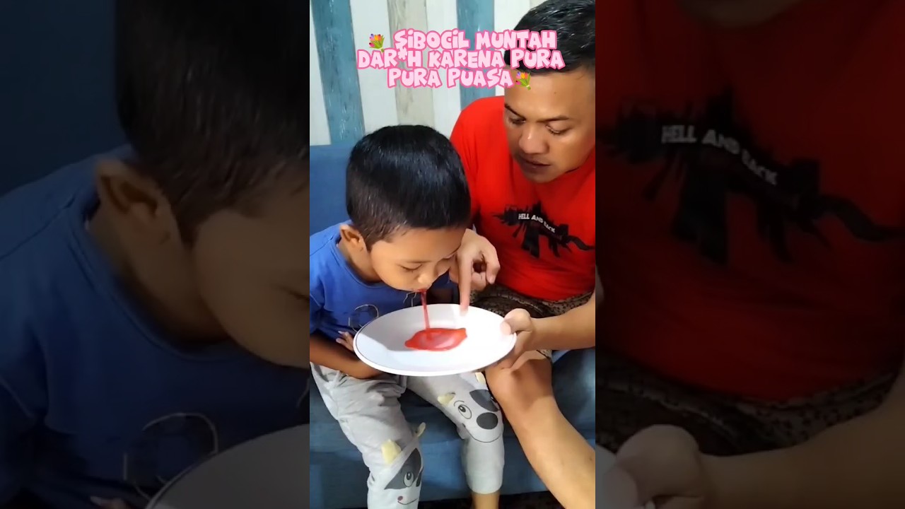 Sibocil munt4h D4r*h karena tidak puasa_Mama & agra #badut #eskrim #farelprayoga #hantu