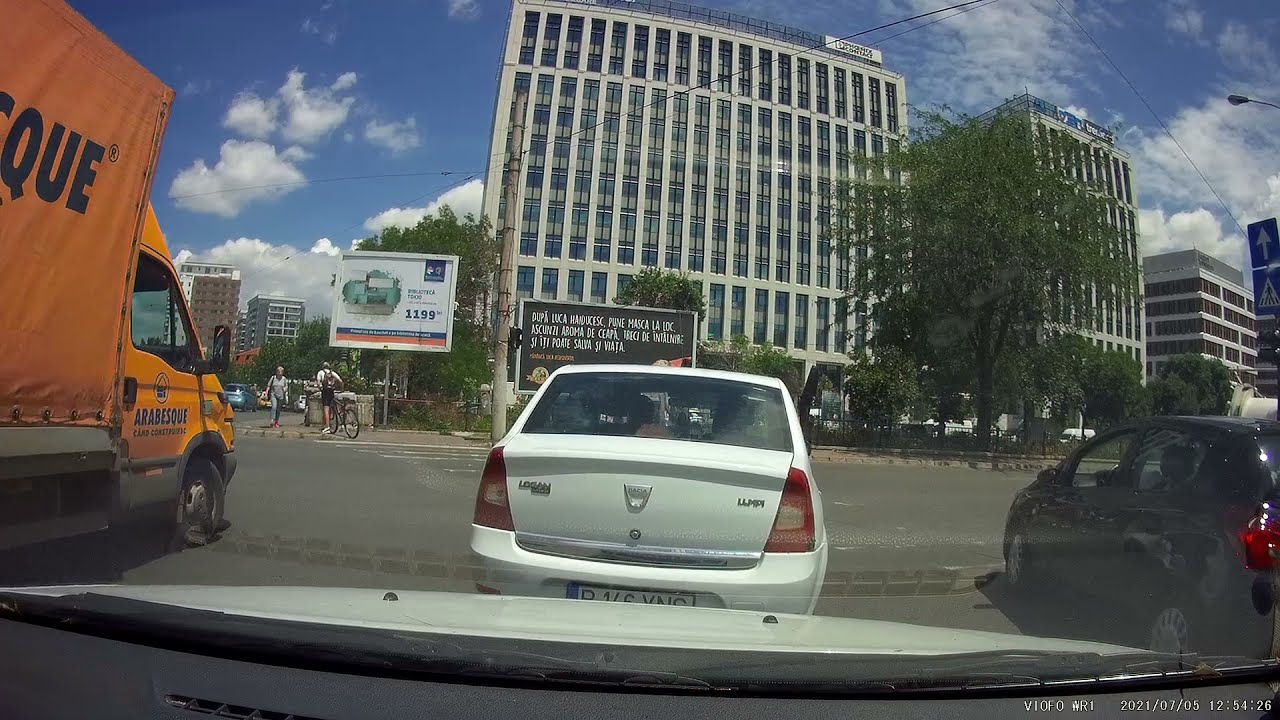Sicanare in trafic ! As dori sa vada si Politia aceasta manevra !