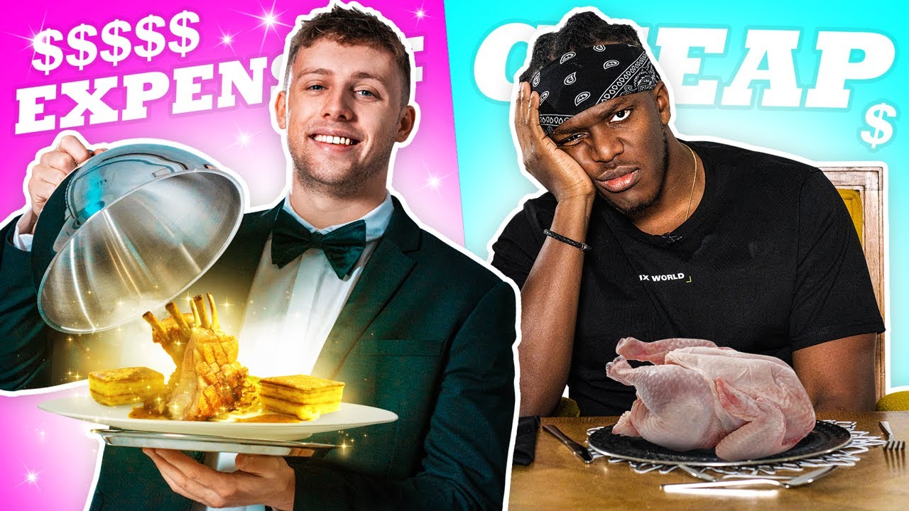 SIDEMEN TRY EXPENSIVE VS CHEAP FOOD!