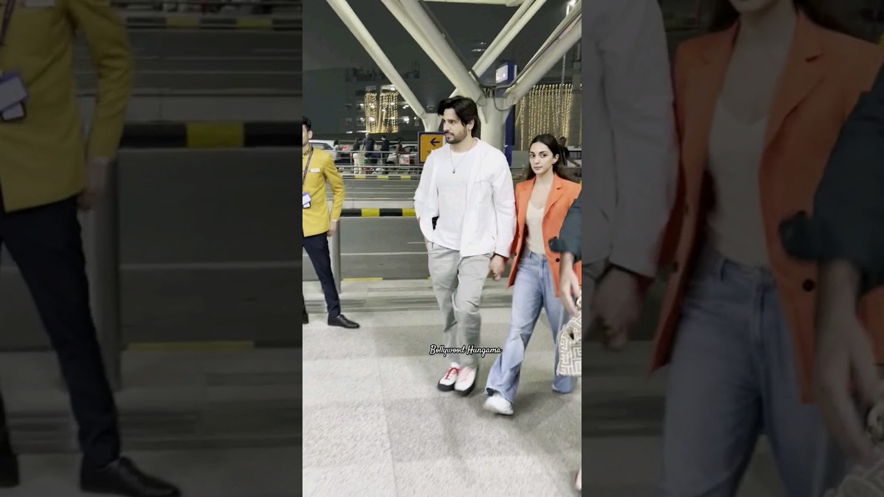 #sidharthmalhotra #kiaraadvani spotted at #delhi #airport #shortsvideo #shorts #short #shortvideo