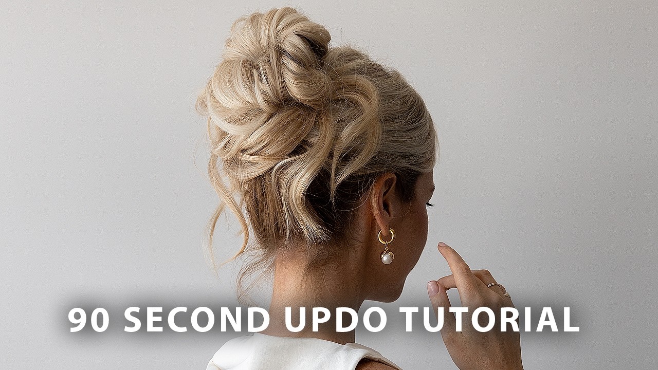 SIMPLE & EASY UPDO HACK ❤️ Perfect Bridal and Wedding Guest Hairstyle