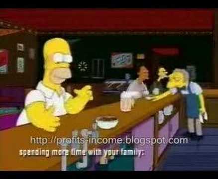 Simpsons Master card commercial