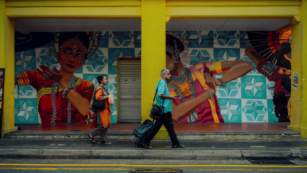 Singapore Market Sounds ASMR | Busy Market Sound Samples | 1 Hour