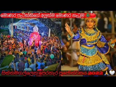 Siththam gallena Perahara Pujothsawaya 2022 🙏🤍 .... Monara Patikki  🦚❤️