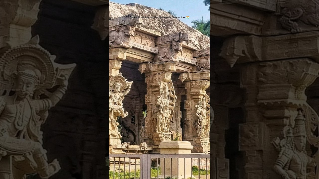 Sixteenth century south india temple Architecture 🇮🇳 #photography #shorts