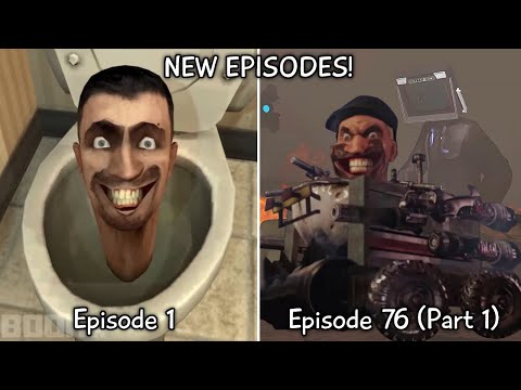 Skibidi Toilet 1 - 76 Part 1 All Episodes (60 FPS REMASTERED) Strider Skibidi Toilet 🚽 (Episode 78?)