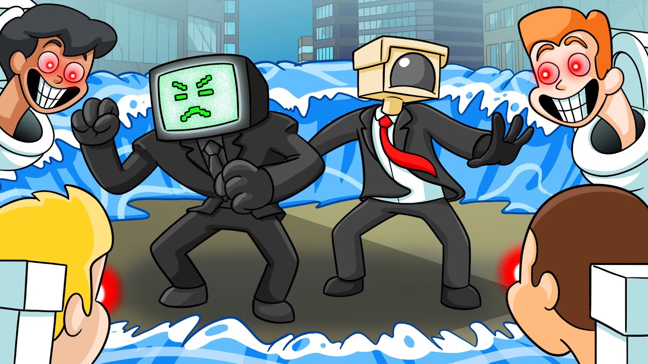 SKIBIDI TOILET Takes Over GAMETOONS! (Cartoon Animation)