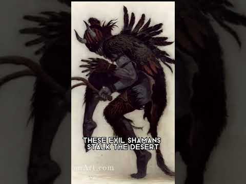 Skinwalkers REVEALED? (Navajo Legend) #myth #horror #skinwalker #folklore #navajo #monster #shorts