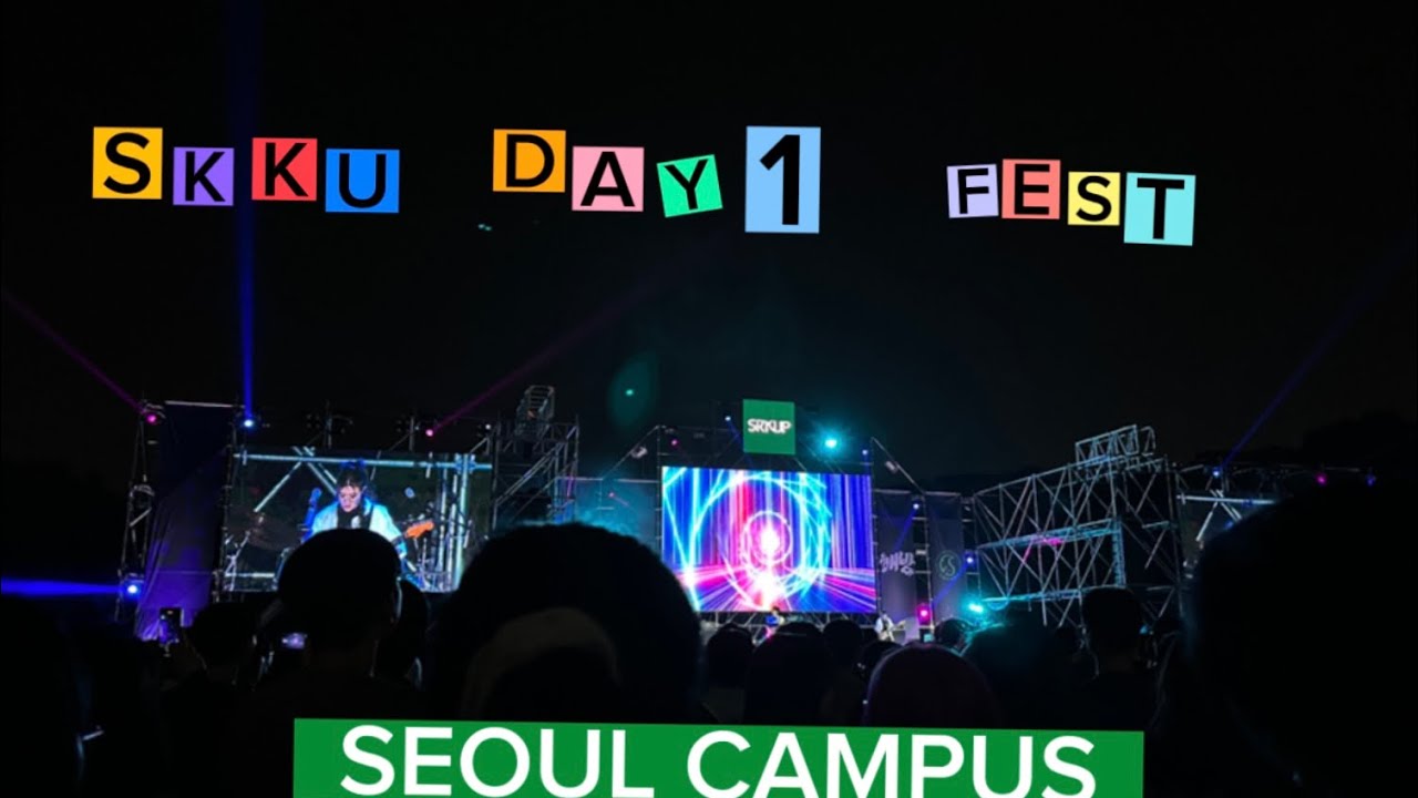 SKKU FESTIVAL - Day 1 in Seoul VLOG