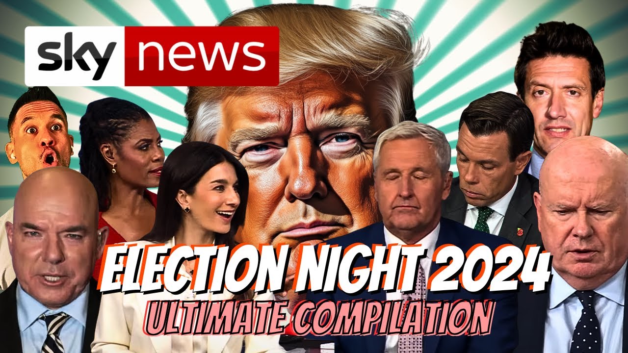 Sky News 2024 Election Night Compilation - DRAMA from Trump's Victory