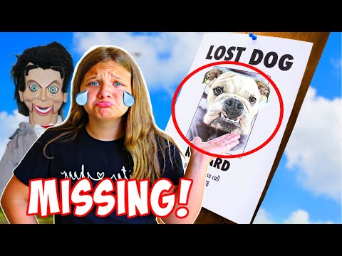 SLAPPY VENDING MACHINE PART 2! My Dog is Missing! Aubrey & Caleb Play a Game with Slappy