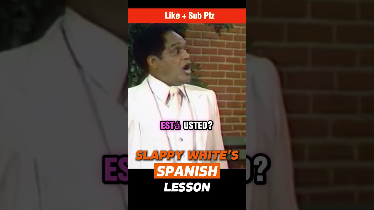 Slappy White’s FUNNIEST Spanish Lesson on Redd Foxx Show! 😂 #1970sComedy #blackhistory