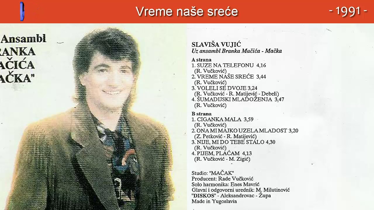 Slavisa Vujic - Vreme nase srece - (Audio 1991)
