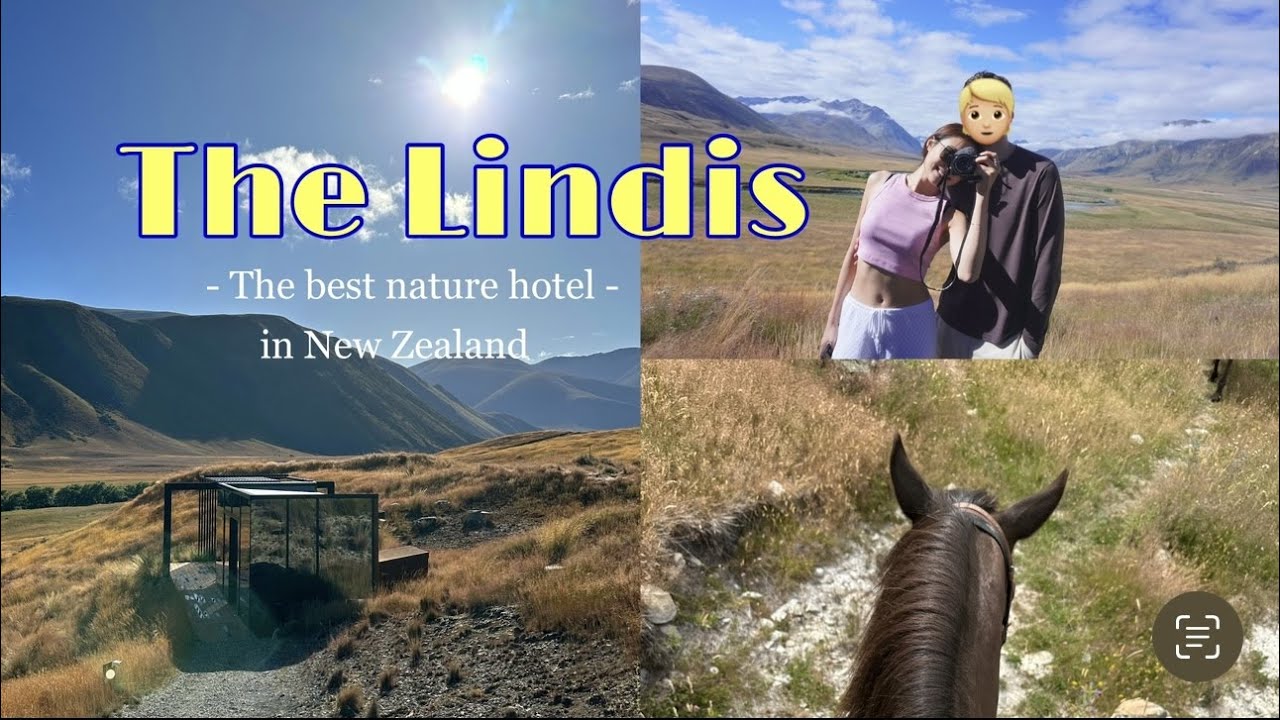Sleeping in a Glass Pod at The Lindis in NZ | Hotel tour, picnic, biking, horse riding,世界一周中, 国際カップル
