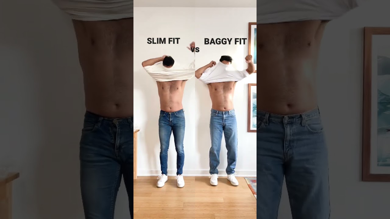 Slim Fit vs Baggy Fit. Which one is your style? #fashion #streetstyle