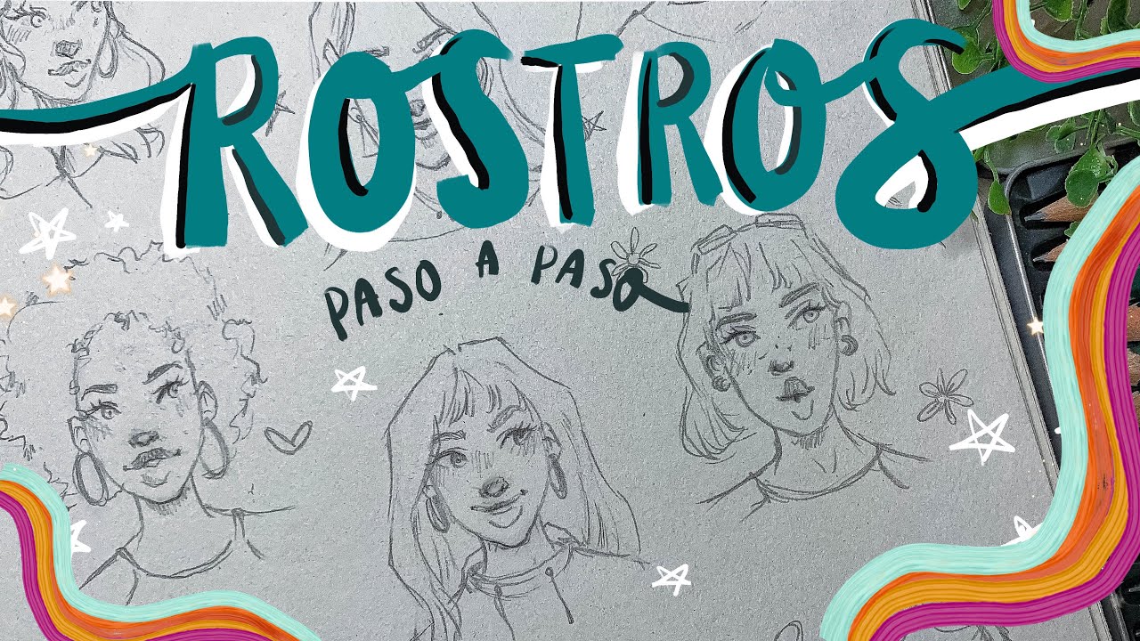 SÓLO CON UN LÁPIZ [ROSTROS PASO A PASO]