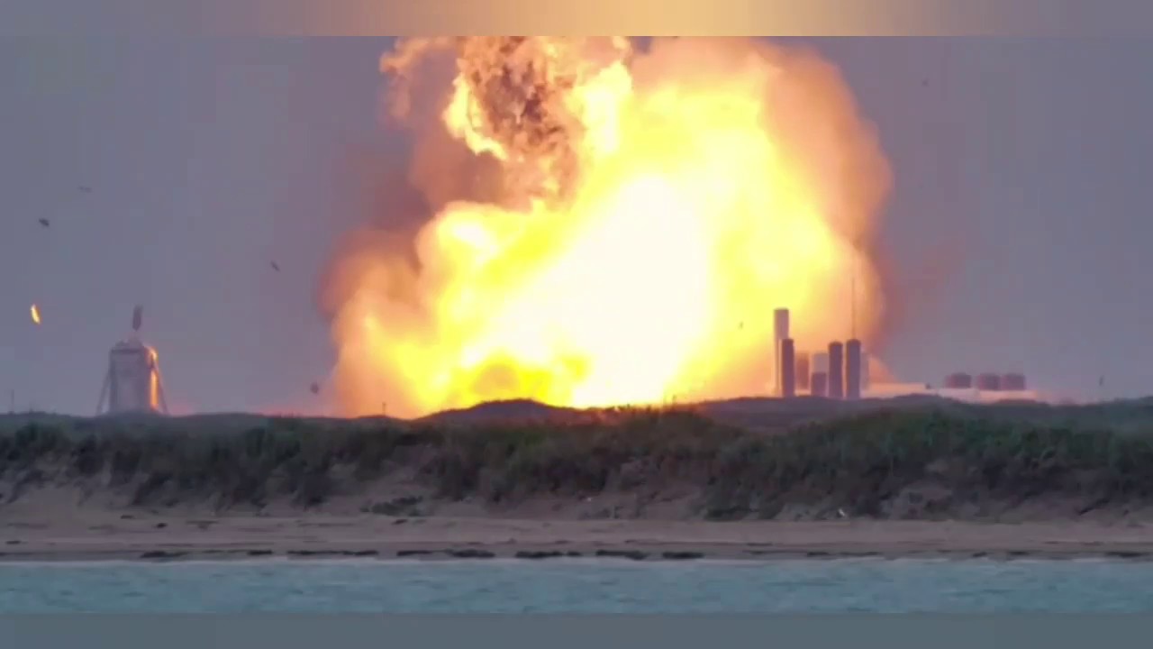 Slow motion HD Starship Explosion