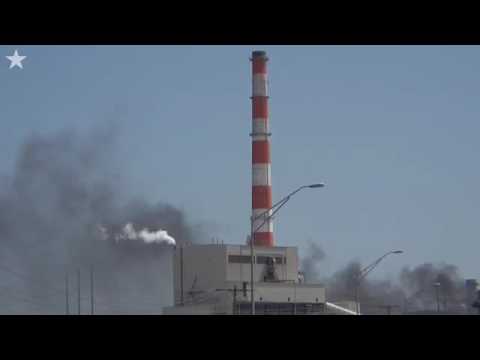 Smoke from fire at KCPL plant in the East Bottoms seen for miles